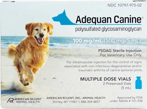 Adequan Canine American Regent Safepharmacyarthritis Pain