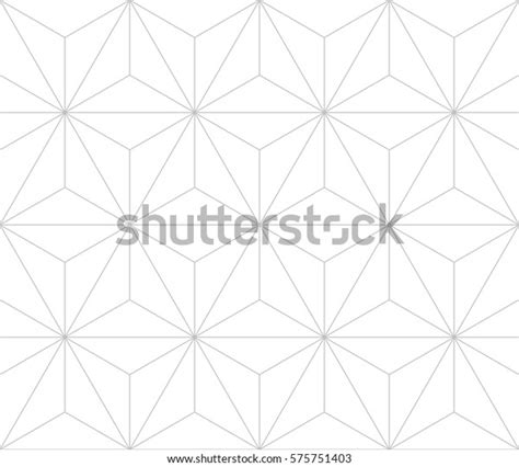 Editable Seamless Geometric Pattern Tile Connecting Stock Vector