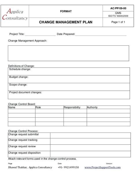 If you're in a high position, you would have to compose such a letter for your employees no matter what their reason is. change management plan ready template format ac pp ts 1694920 business process | Change management