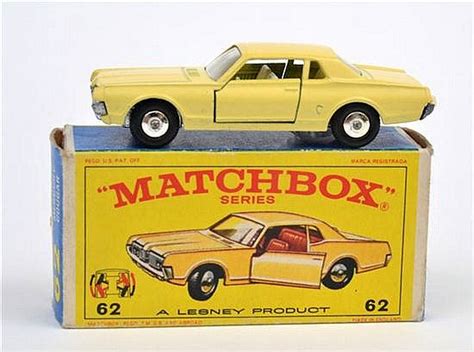 Very Rare Matchbox 1 75 Series 62c Mercury Cougar Cream With