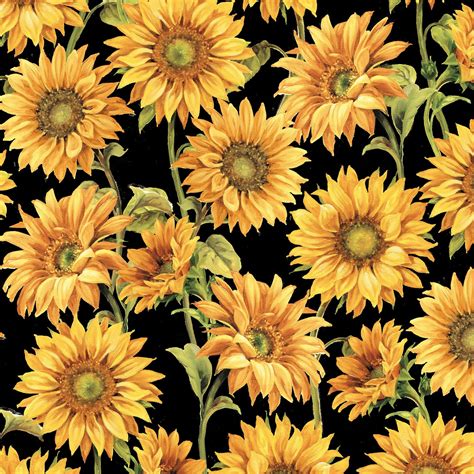 Pin By Susan Pechacek On Fabrics Sunflower Wallpaper Sunflower