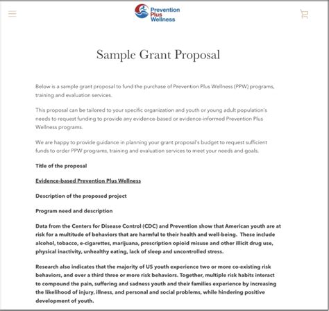 Sample Grant Proposal Template My Xxx Hot Girl