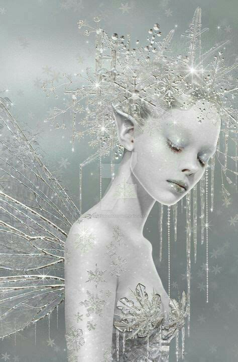 Winter Fae~ Snow Witch Snow Fairy Fairy Art