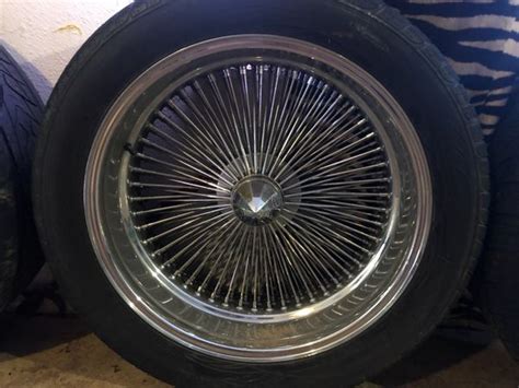 22 Deep Dish Og Wire Wheels Lowrider Dayton Spoke Rims