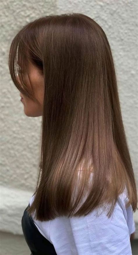 50 Stylish Brown Hair Colors Styles For 2022 Medium Warm Brown With