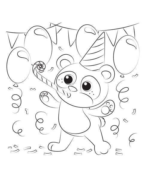 Happy 50th Birthday Coloring Coloring Pages