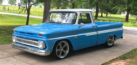 66 Chevy C10 Ls Swap Supercharged Air Condition New 20 Wheels