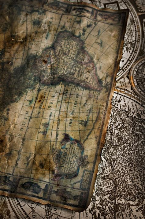 Ancient Map Stock Image Image Of Historical Guidance 7782799
