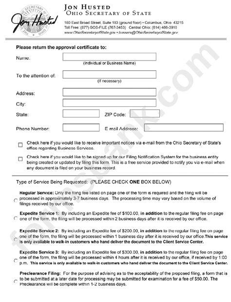 Form 530b Foreign Nonprofit Corporation Application For License