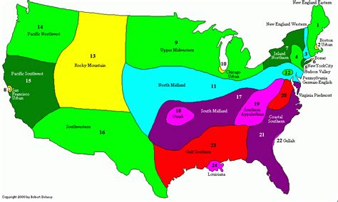 This Map Shows How Americans Speak Different English Dialects
