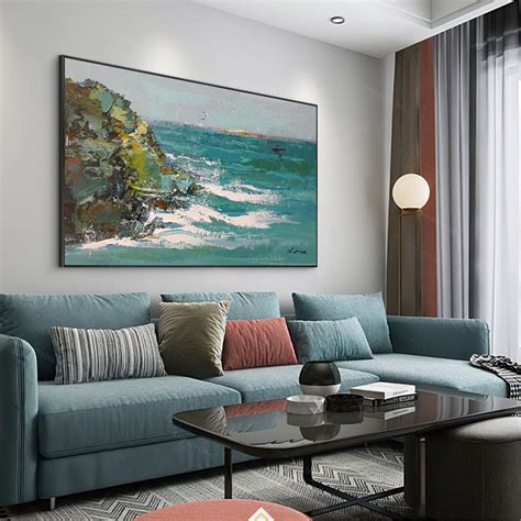 Landscape Painting Canvas Wall Art Pictures For Living Room Etsy