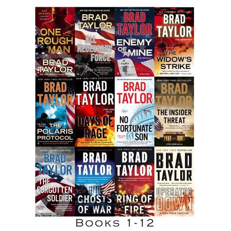 Pike Logan Military Thriller Series By Brad Taylor Paperback Set Of