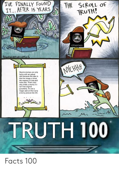 Ive Finally Found It After 15 Years The Scroll Of Truth Rmemes Rmemes