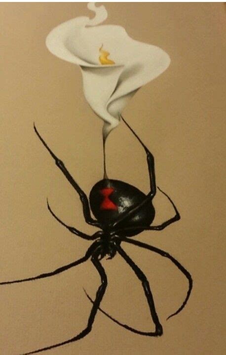 Black Widow Made From A Flower Greaat Tattoo Idea Black Widow