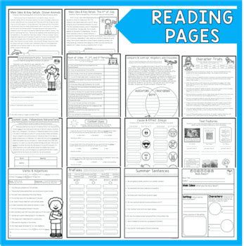 Nd Grade Summer Packet For Rising Rd Graders Distance Learning