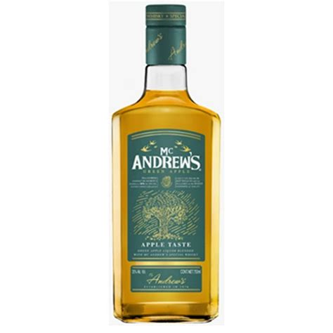 Pack De 12 Whisky Mc Andrews Green Apple 750 Ml Mc Andrews Green Apple