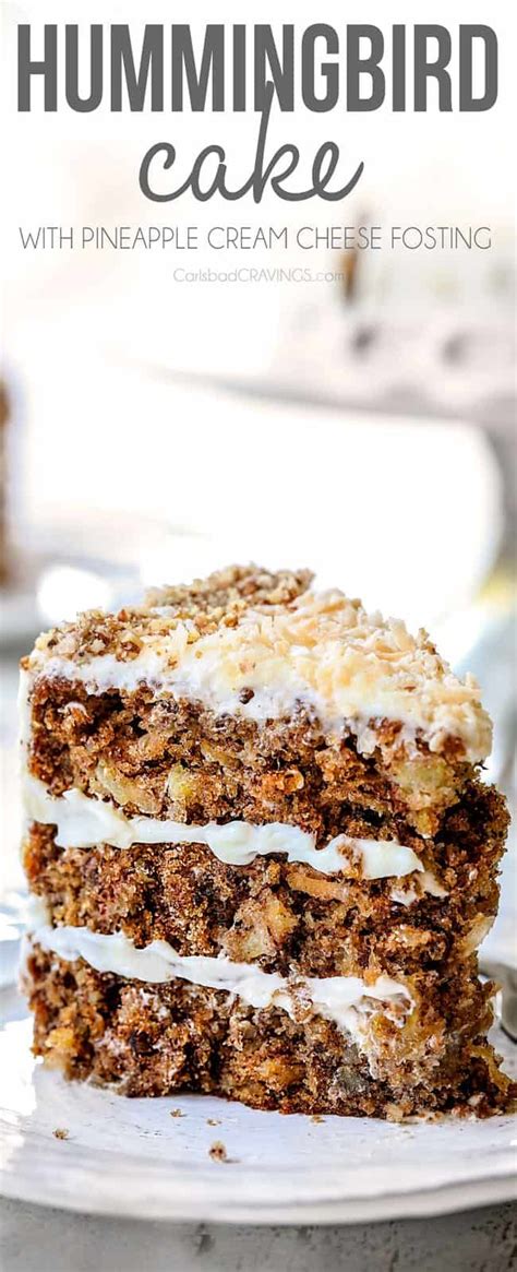 The sweetness of the fruit and the nuttiness of the walnuts. the BEST crazy tender Hummingbird Cake (banana pineapple ...