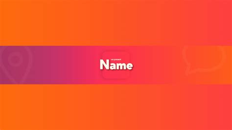 Free Colourful Youtube Banner Template 5ergiveaways