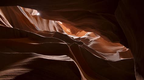 Download Wallpaper 2560x1440 Cave Canyon Shadows Light Relief