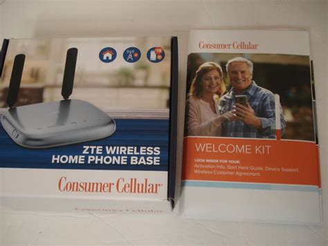 🟢 Consumer Cellular Wireless Home Phone Base Zte Wf723cc New Free