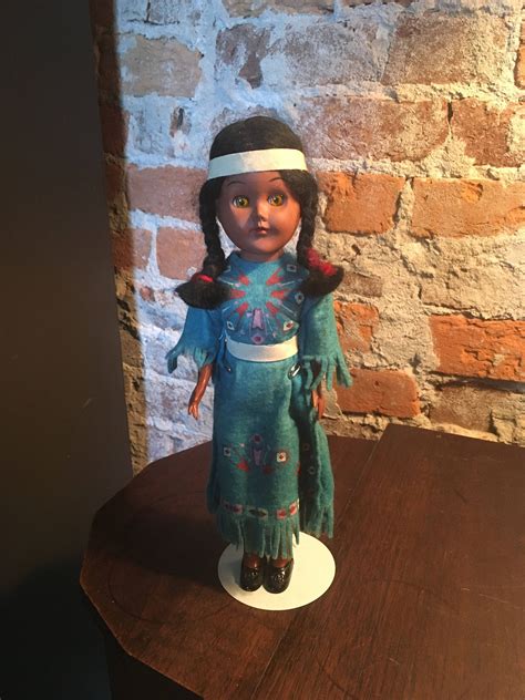 1950s Native American Sleepy Eyed Doll With Papoose By Thecreakyhinge