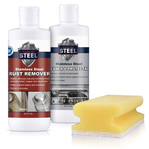 Stainless Steel Rust Remover Cleaner And Protector Kits Free Gloves