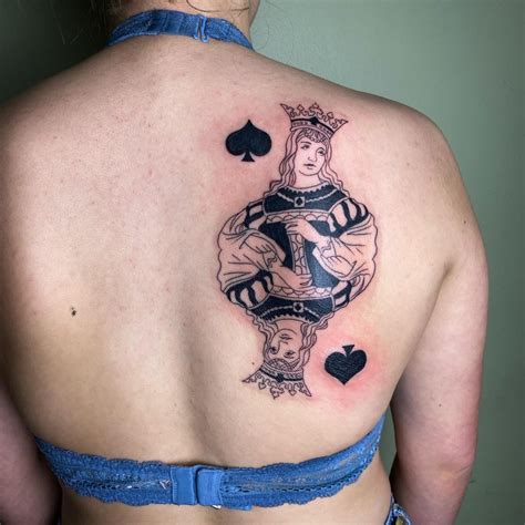 30 queen of spades tattoos meaning and symbolism 100 tattoos