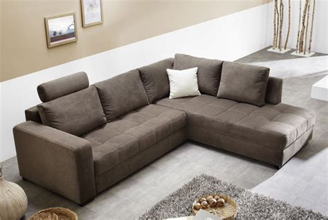 The most common types of microfiber are made variously of polyesters; Polsterecke Aurum 267x221cm Mikrofaser braun Bettfunktion ...