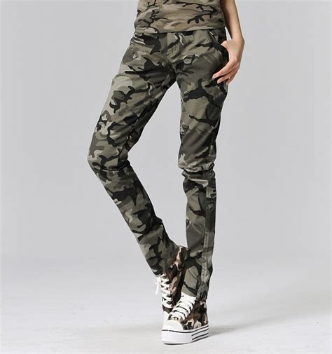 new fashion sexy ladies camouflage military camo trousers cargo army pants women