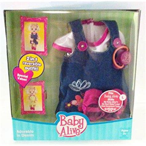 Baby Alive 2 In 1 Reversible Outfit Adorable In Denim For My Baby