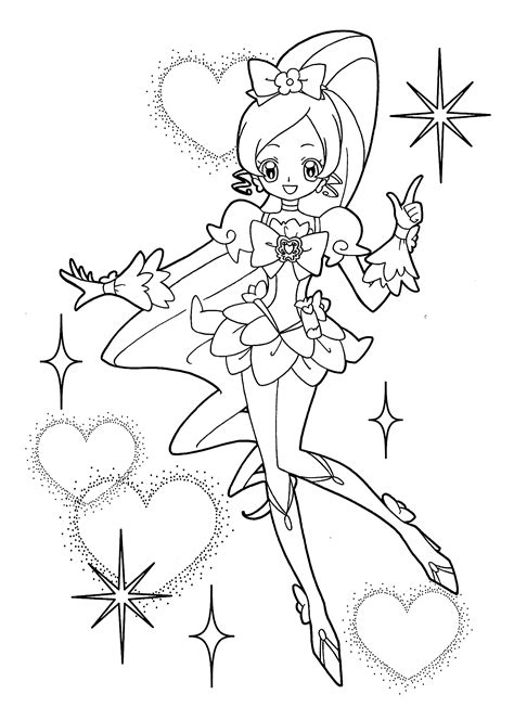 Animal coloring pages for kids. Glitter Force Kelsey Coloring Pages Coloring Pages