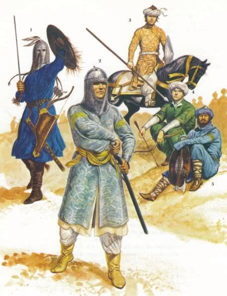 Seljuk Warriors Also Known As Saracens 13th Century Historical