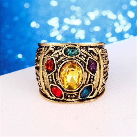 Infinity Gauntlet Power Ring Avengers Infinity War Thanos Jewelry With