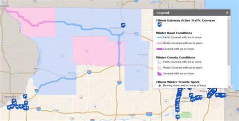 Illinois Road Conditions Map
