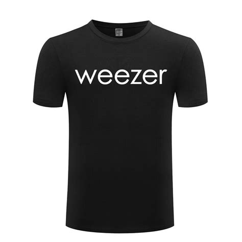 weezer rock music mens men t shirt tshirt 2018 new short sleeve o neck cotton casual t shirt top