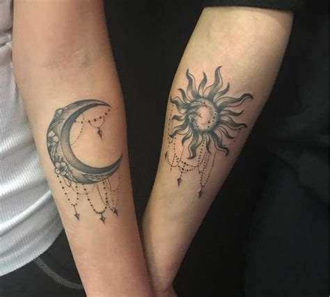50 Sun and Moon Tattoos Ideas for Couples (2018) | TattoosBoyGirl
