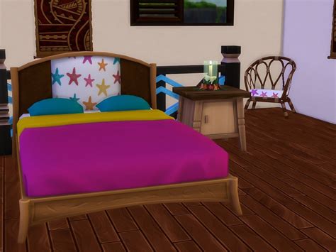 The Sims Resource Island Living Whispering Wicker Double Bed Recolor