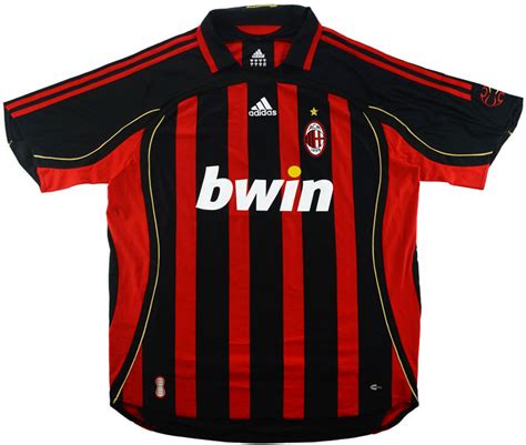 Ac Milan Home Shirt 0607 Bargain Football Shirts