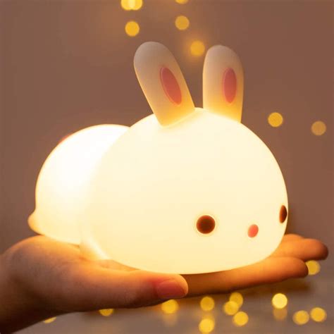 Cute Bunny Kids Night Light Bunny Light Cute Lamp Battery Operated