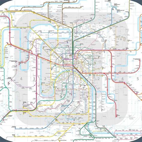 Paris Region Transport Network Maps Transilien