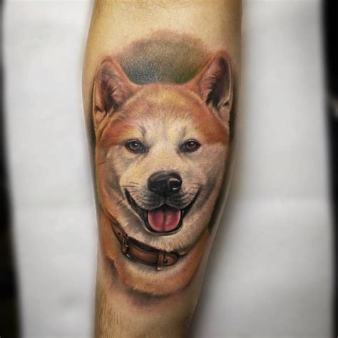 Dog Portrait Tattoo Artist Anastasiya Bortnik 🌍 Holytrinitytattoos