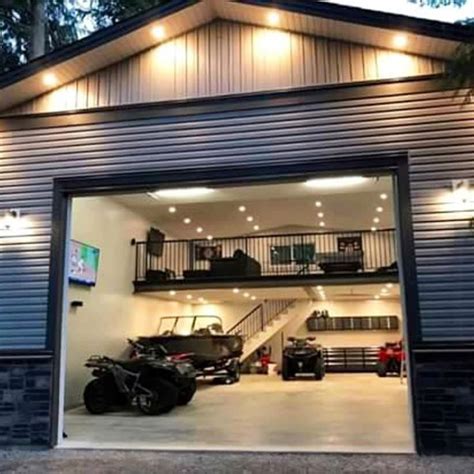 Simple Man Cave Ideas For My Garage Metal Building Homes Garage