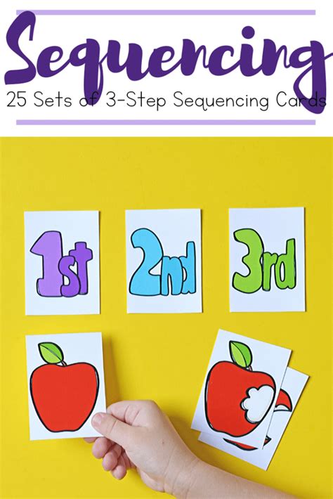 3 Step Sequencing Cards Printables For Preschoolers