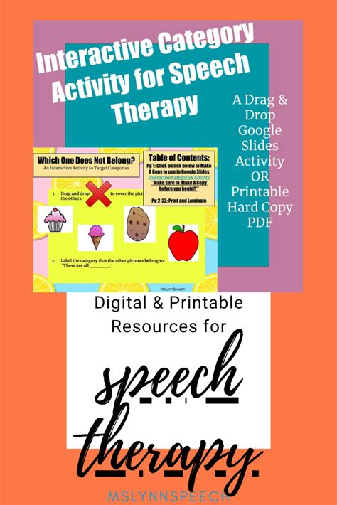 Awesome Digital And Printable Activities Targeting Receptive And