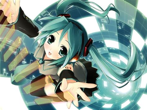 Hatsune Miku Vocaloids Anime Hd Wallpaper Peakpx