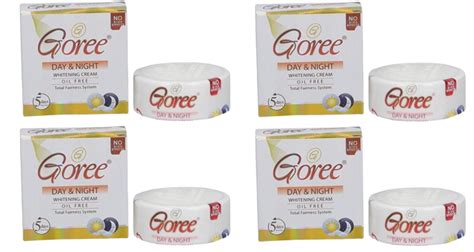 Goree Day And Night Whitening Cream Pack Of 4 Goreeofficial