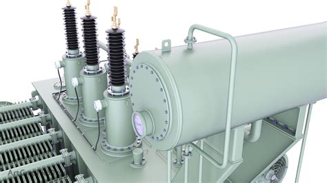 High Voltage Power Distribution Transformer 3d Model Download