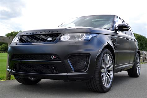 With hard work and the right mods you can make it happen. Stealthy Satin Black Range Rover Sport SVR - Reforma UK