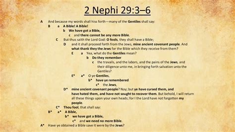 Book Of Mormon Evidence Chiasmus In Nephi