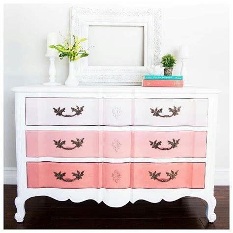 Sweet And Charming Ombre Treatment On The Genevieve Dresser From Our